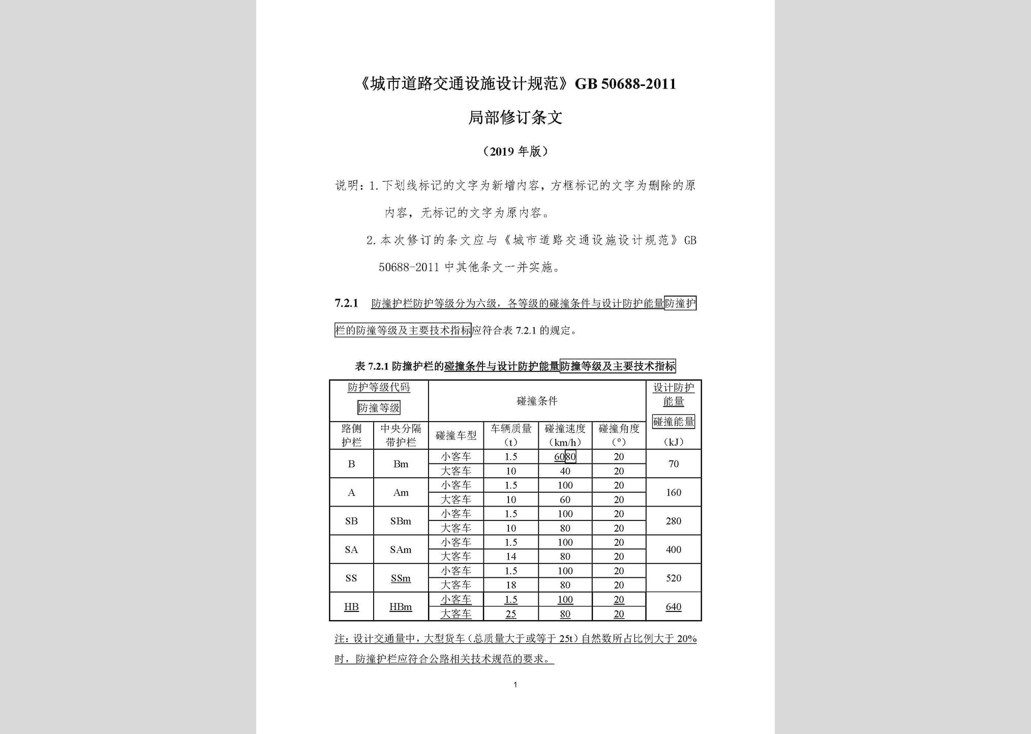 GB50688-2011(2019年局部修訂條文)：《城市道路交通設施設計規(guī)范》（2019年局部修訂條文）